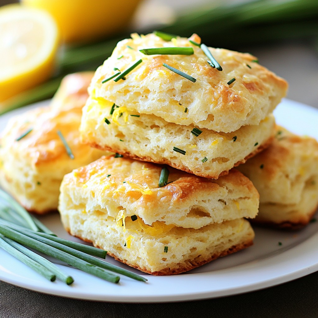 Buttery Easter Lemon Chive Biscuits Delightfully Simple