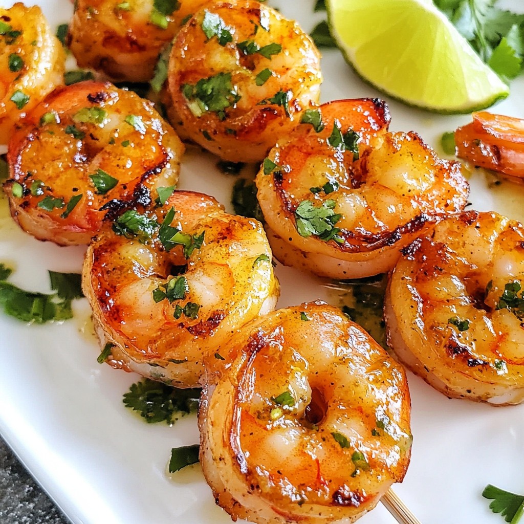 Chili Lime Shrimp Skewers Fresh and Zesty Delight