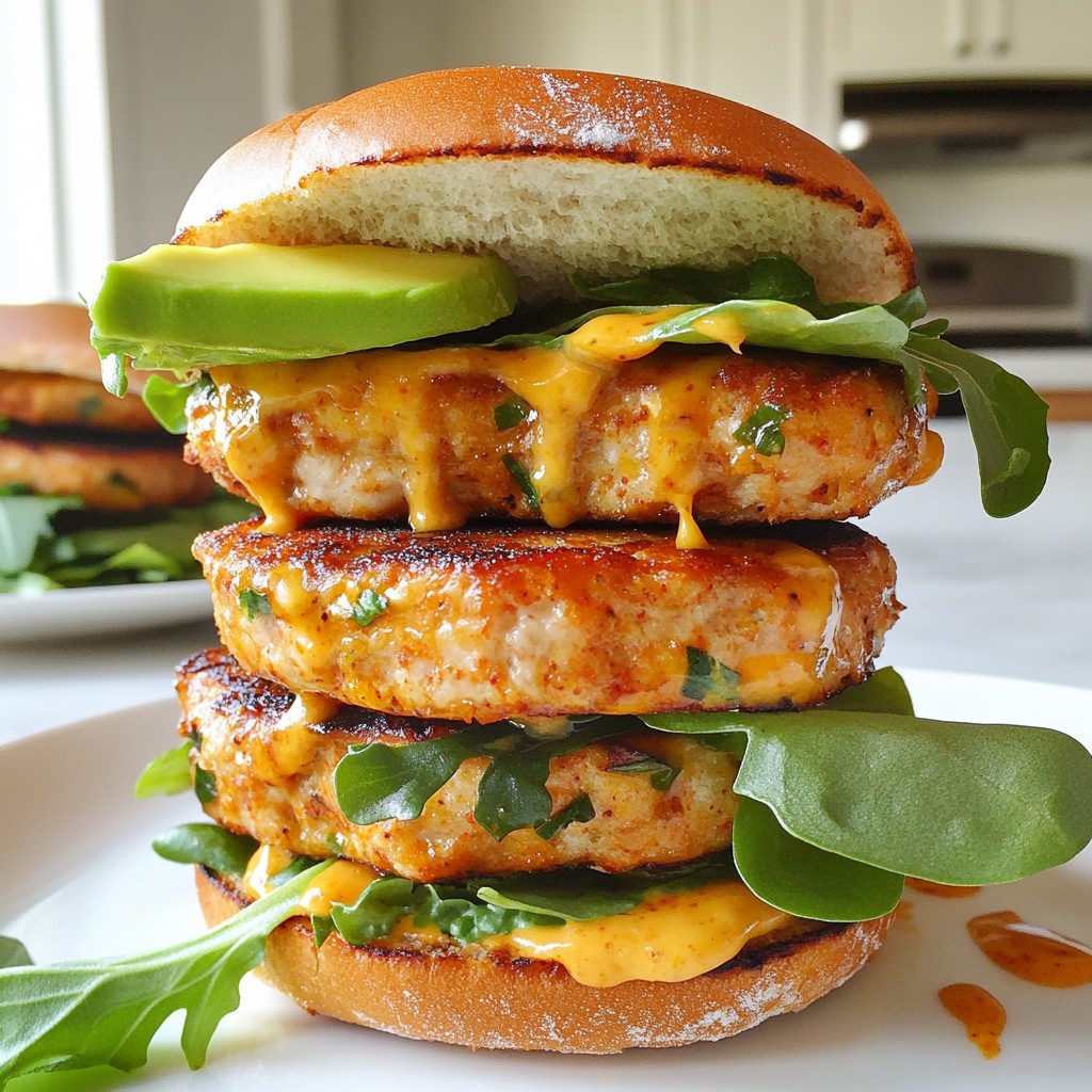 Spicy Sriracha Turkey Burgers Juicy and Flavorful Meal