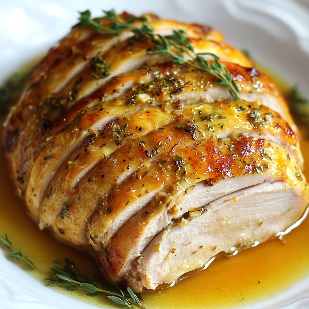 Garlic Herb Roasted Turkey Breast Simple and Flavorful