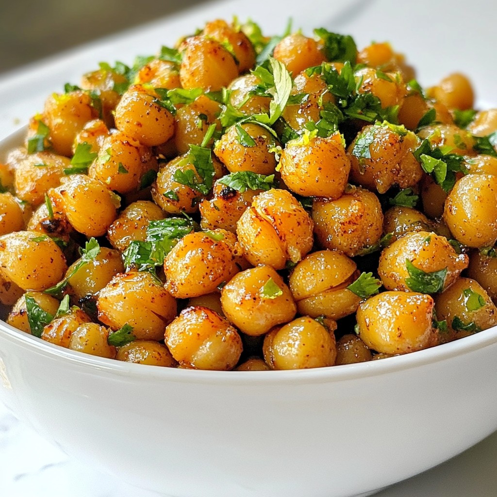 Chili Lime Roasted Chickpeas Crunchy and Flavorful Snack