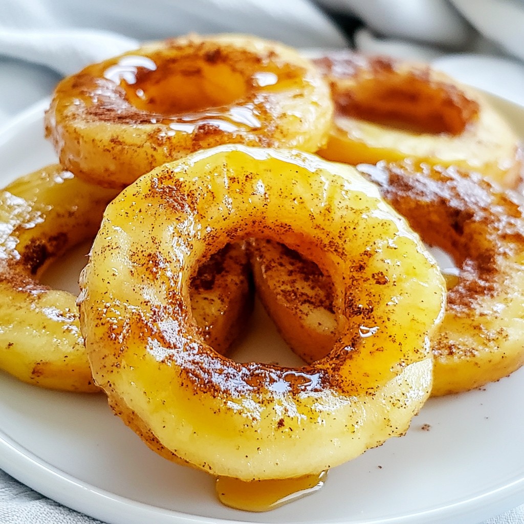 Air Fryer Cinnamon Apple Rings Delicious and Easy Snack