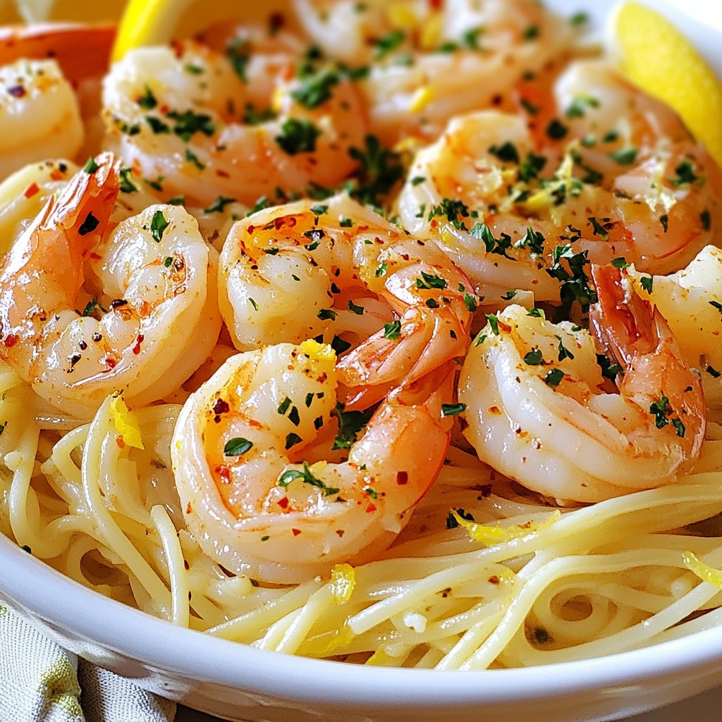 Garlic Butter Shrimp Scampi Quick and Tasty Recipe