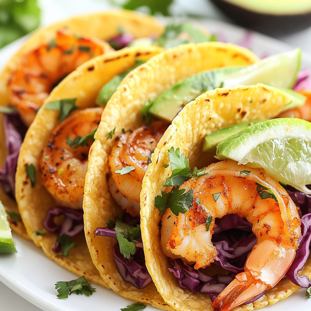 Cilantro Lime Shrimp Tacos Flavorful and Fresh Meal