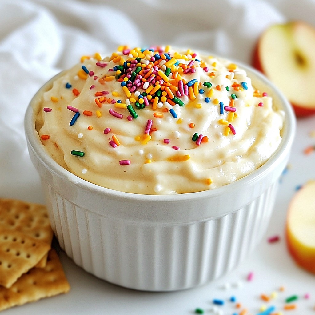 Confetti Cake Batter Dip Fun and Simple Recipe