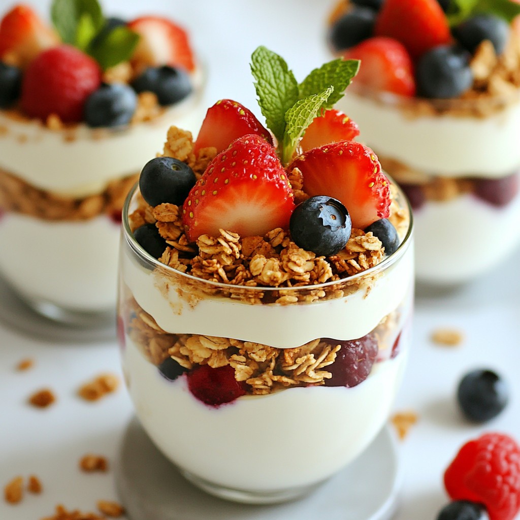 Greek Yogurt Berry Parfait Delightfully Simple Recipe