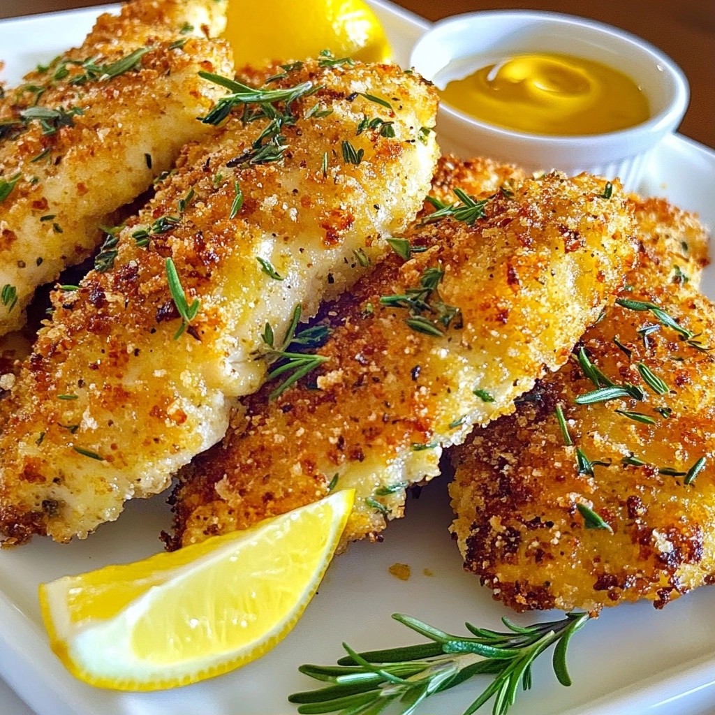 Elegant Easter Herb-Crusted Chicken Tenders Delight