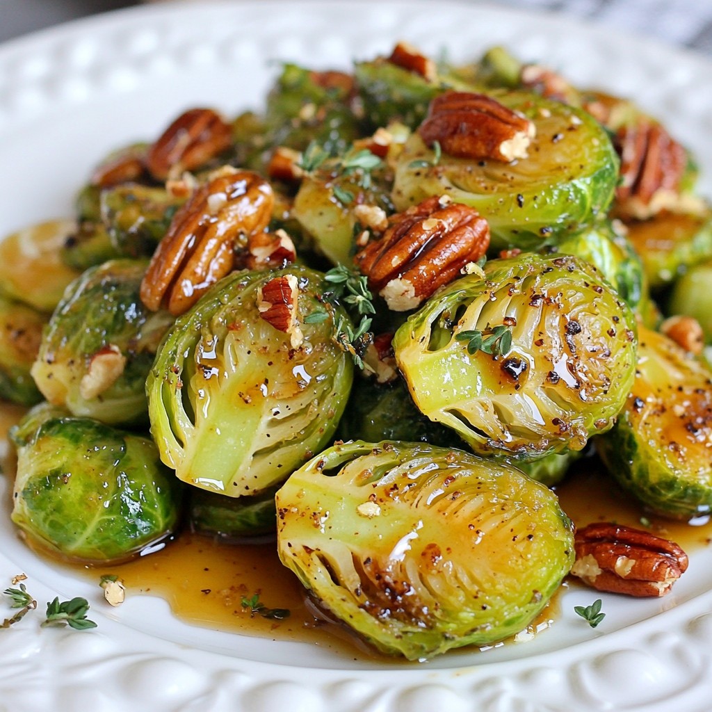 Maple Dijon Brussels Sprouts Flavorful Veggie Delight