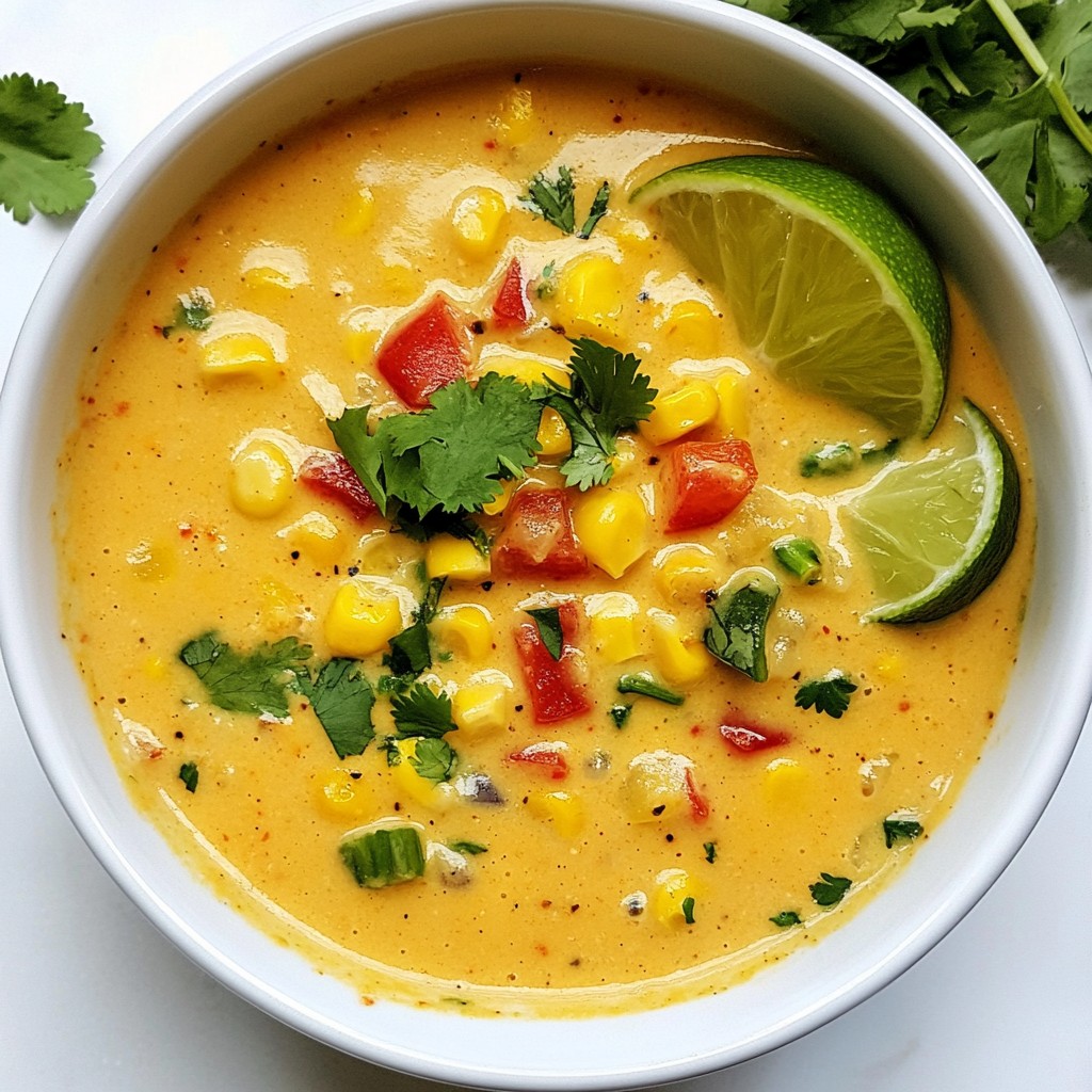 Creamy Corn Chowder Hearty and Flavorful Delight
