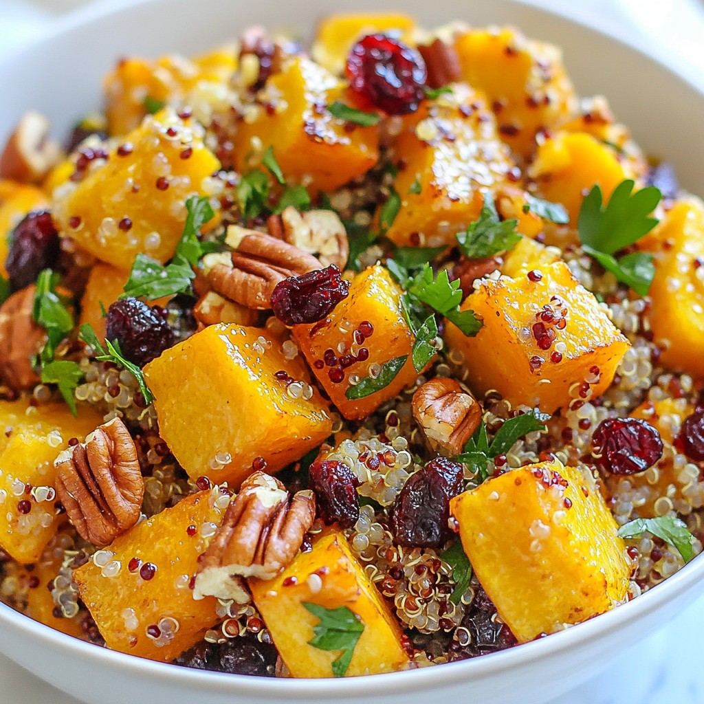 Butternut Squash Quinoa Salad Flavorful Healthy Dish