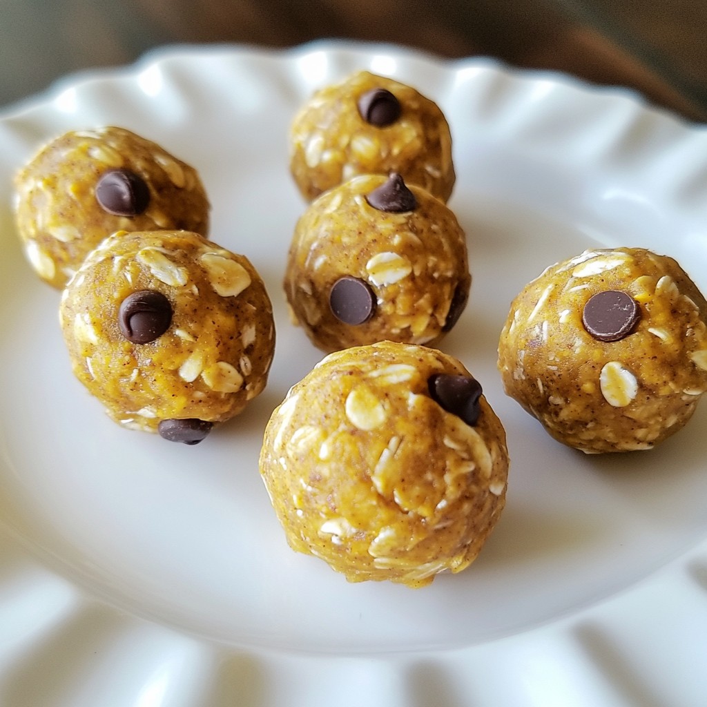 Pumpkin Spice Energy Bites Tasty and Healthy Snack