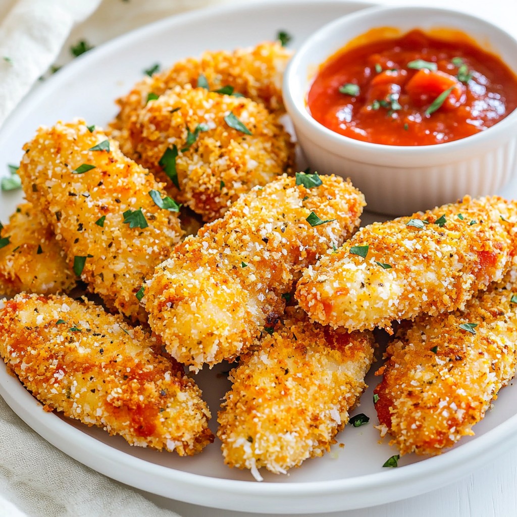 Parmesan Crusted Chicken Tenders Crispy Delight Recipe