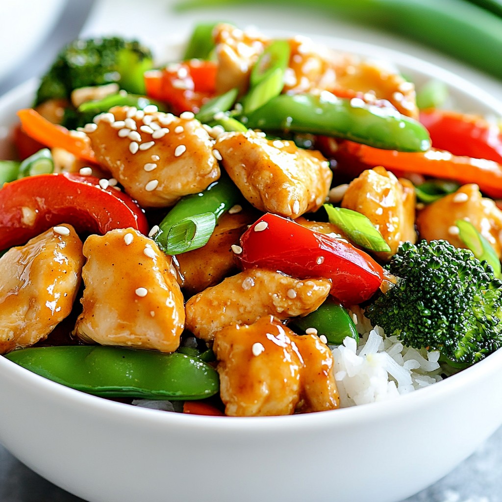 Sesame Ginger Chicken Stir Fry Simple and Tasty Meal