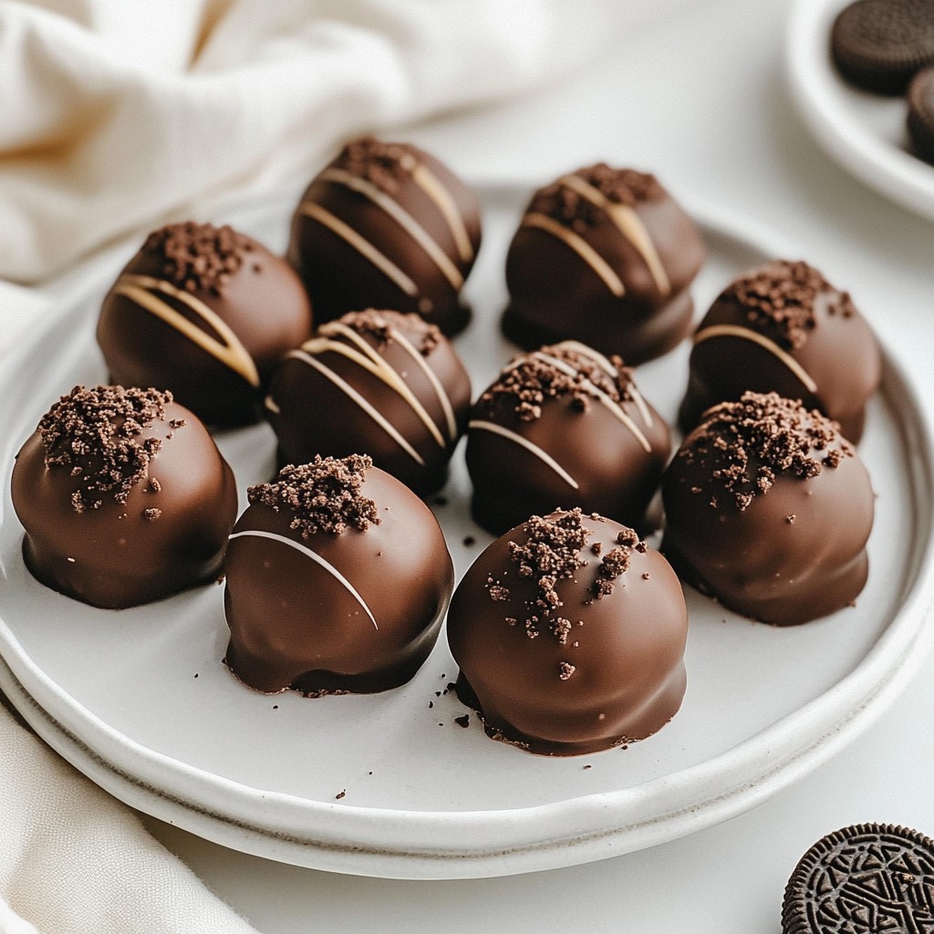 Chocolate Covered Oreo Truffles Delightful Treat Recipe