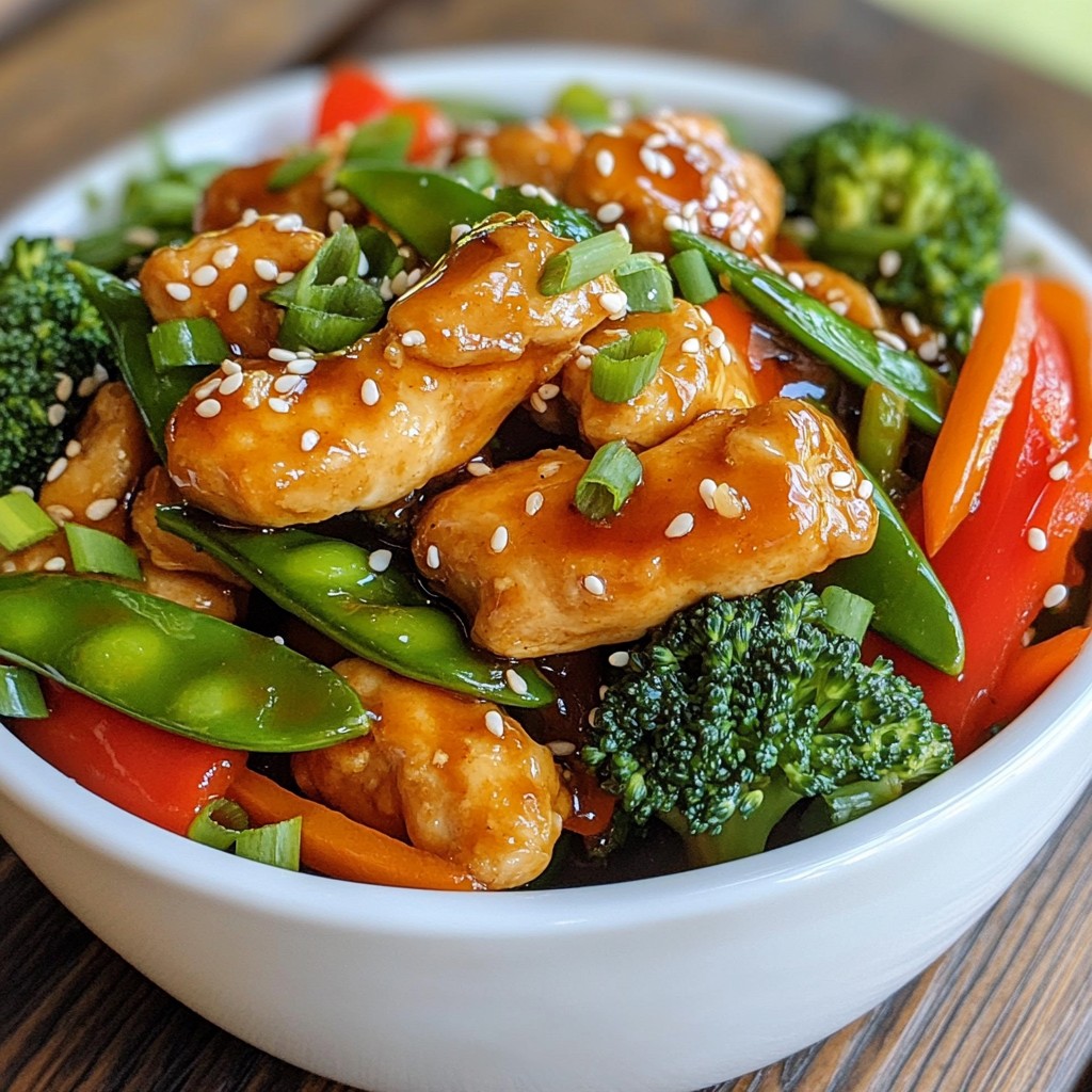 Sesame Ginger Chicken Stir Fry Flavorful Dinner Idea