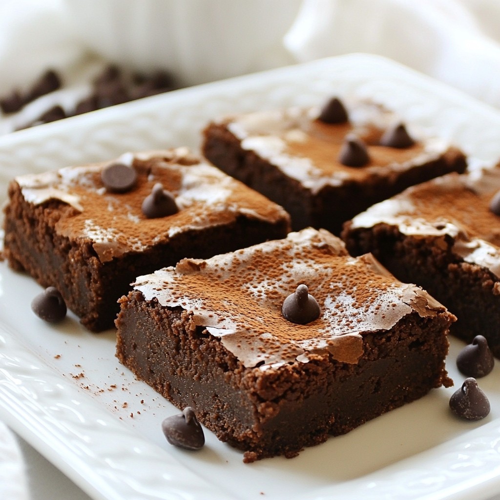 Vegan Chocolate Avocado Brownies Rich and Decadent Treat