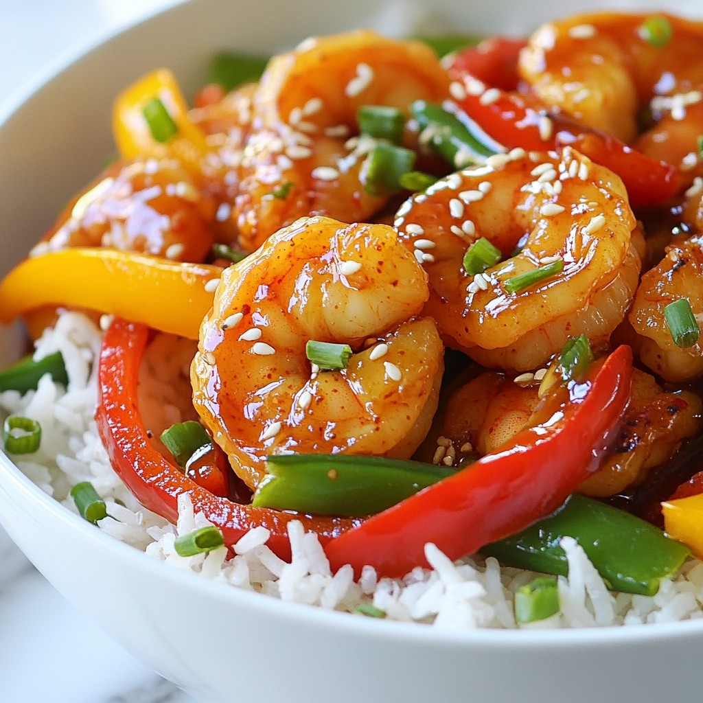 Honey Garlic Shrimp Stir-Fry Tasty Quick Dinner