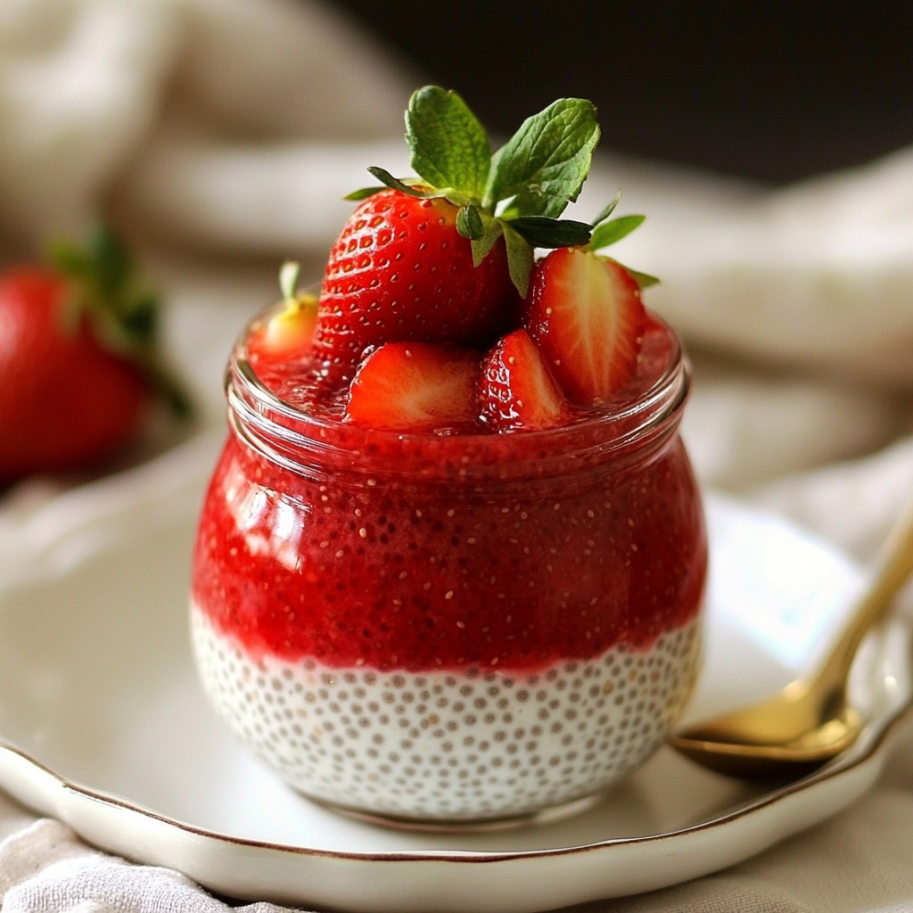 Strawberry Coconut Chia Jam Delicious Healthy Spread