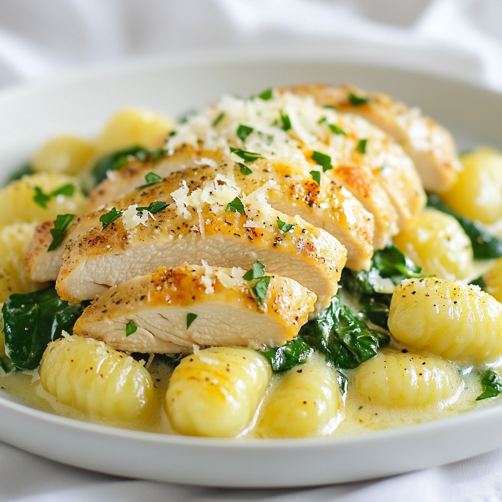 Garlic Herb Chicken and Gnocchi Flavorful Dinner Dish