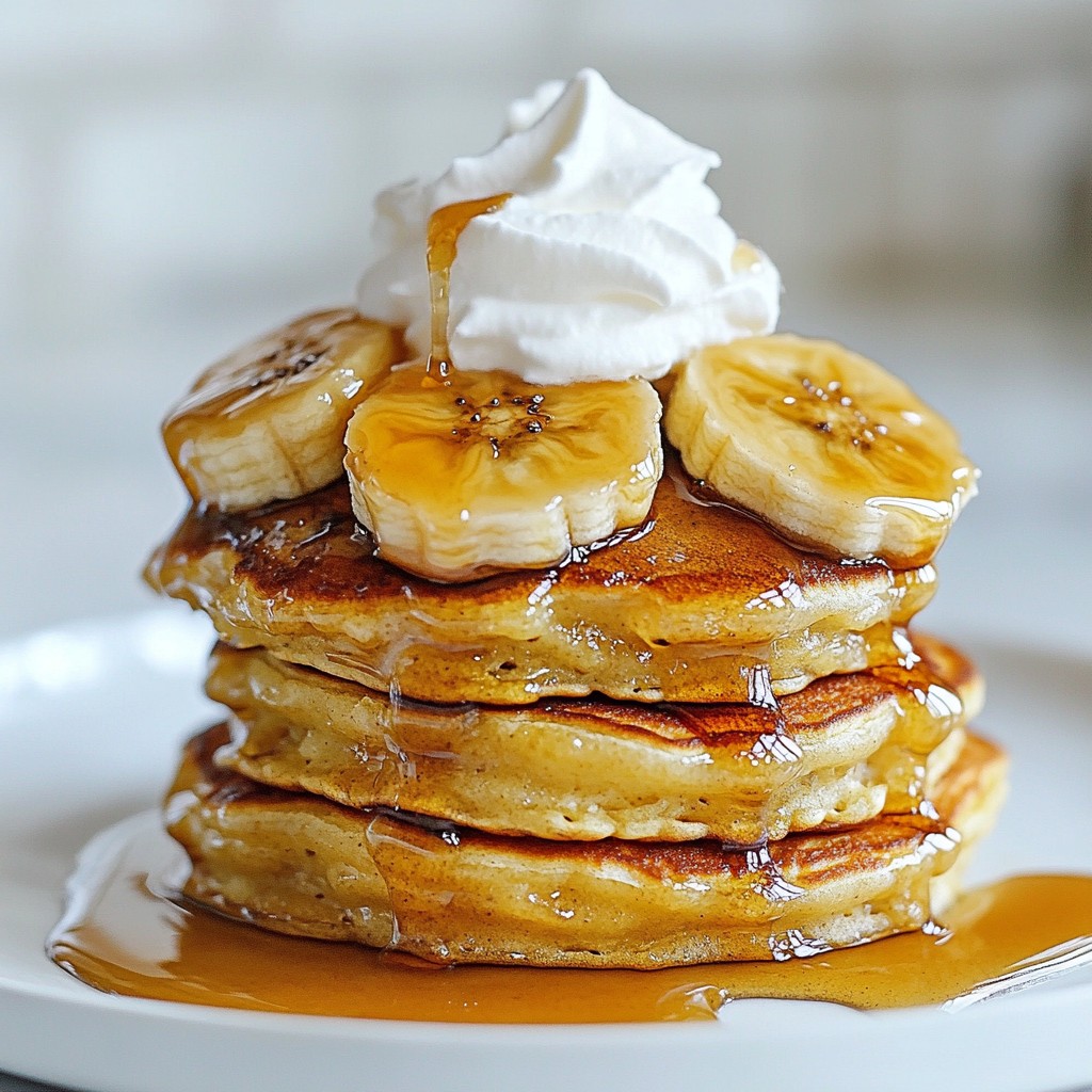 Caramelized Banana Pancakes Delightful Breakfast Idea