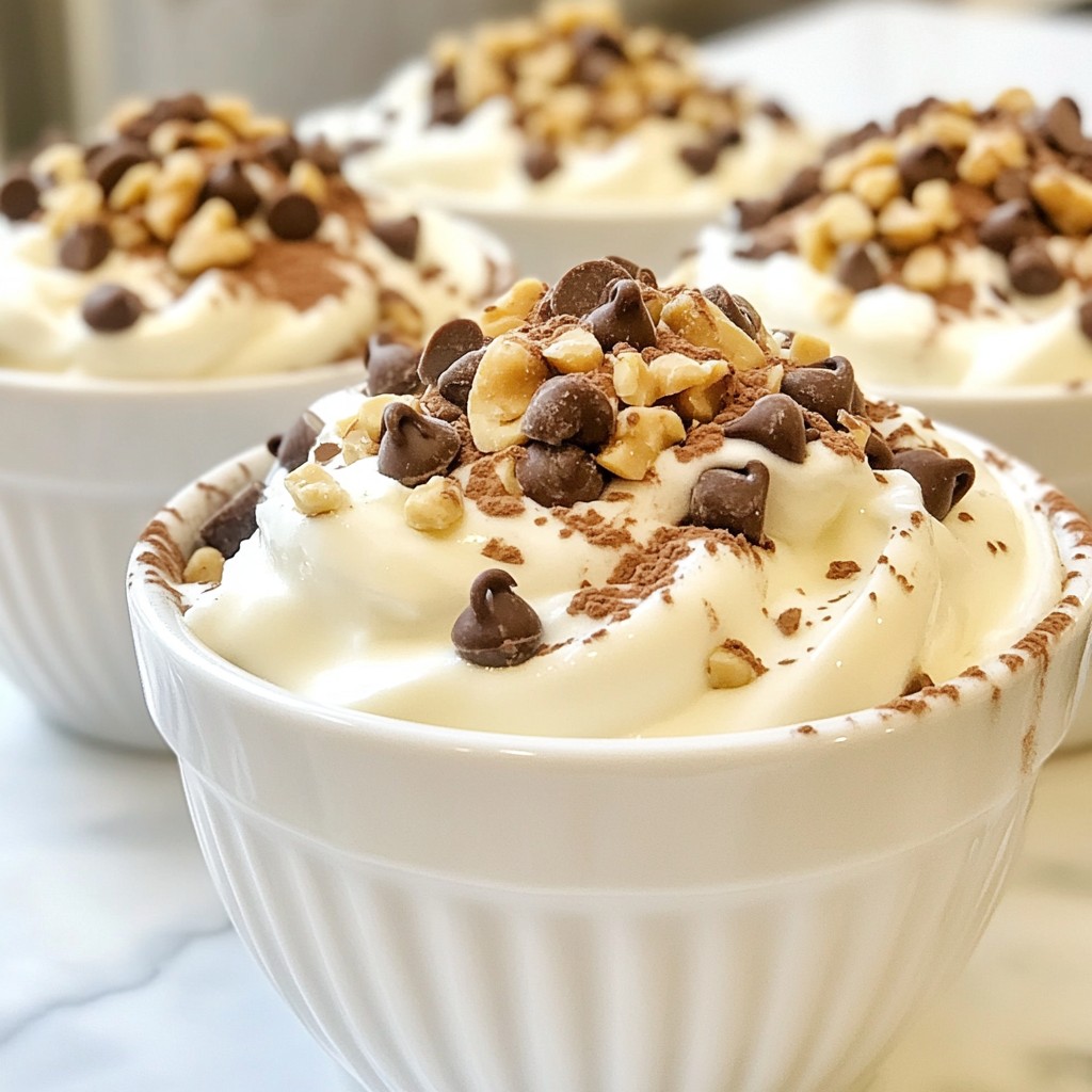 Chocolate Chip Cookie Dough Greek Yogurt Delight