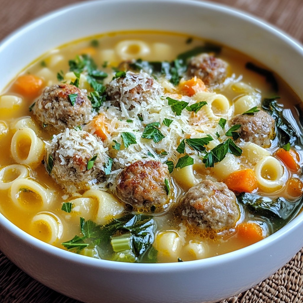 Italian Wedding Soup Hearty Comfort in a Bowl