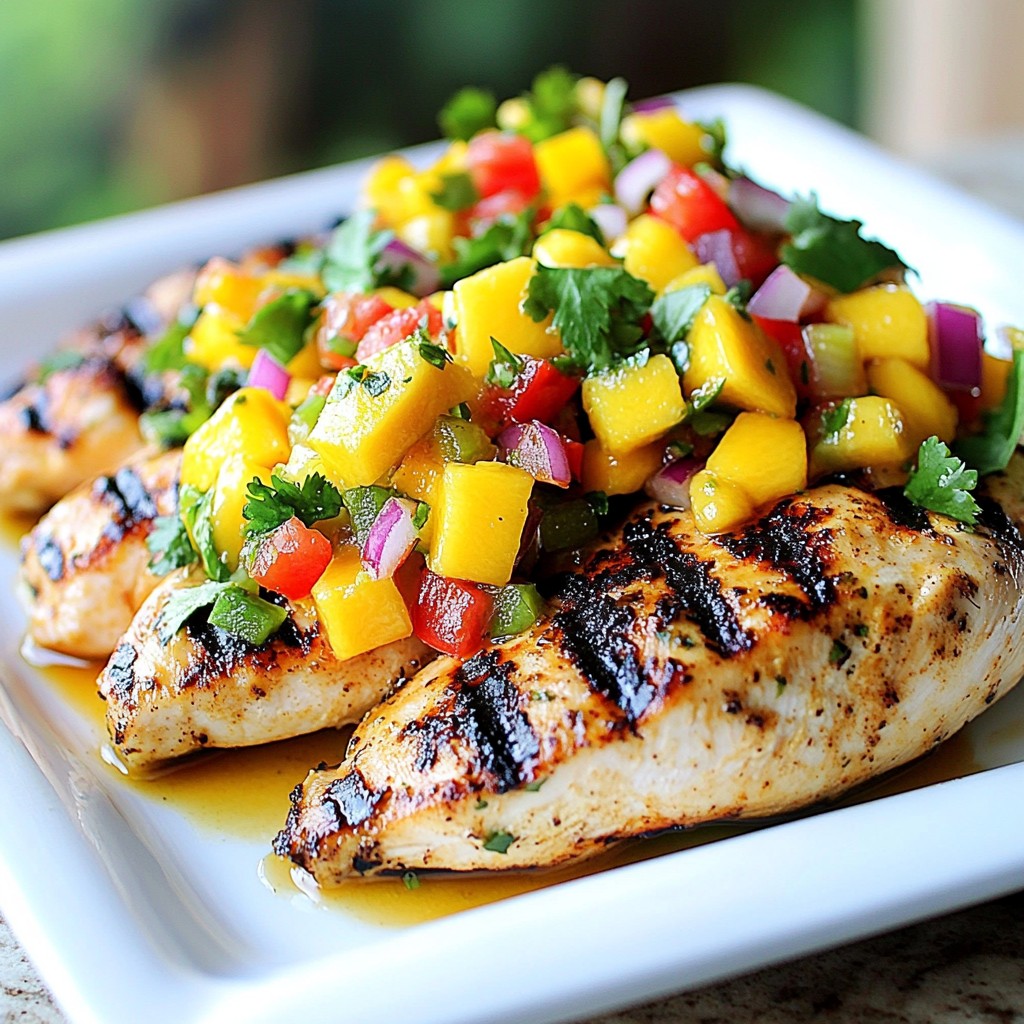 Mango Salsa Grilled Chicken Flavorful and Simple Meal