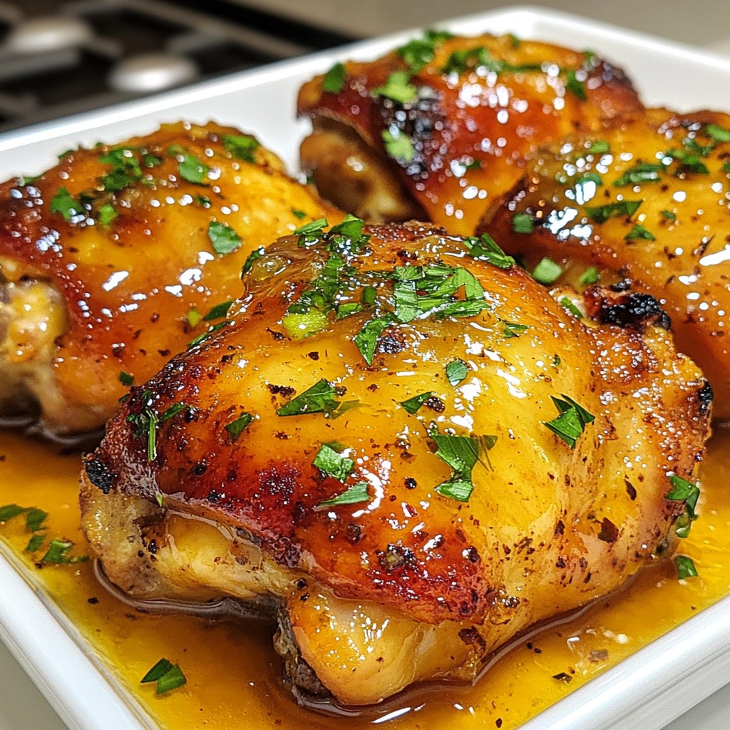 Honey Mustard Chicken Thighs Flavorful and Simple Recipe