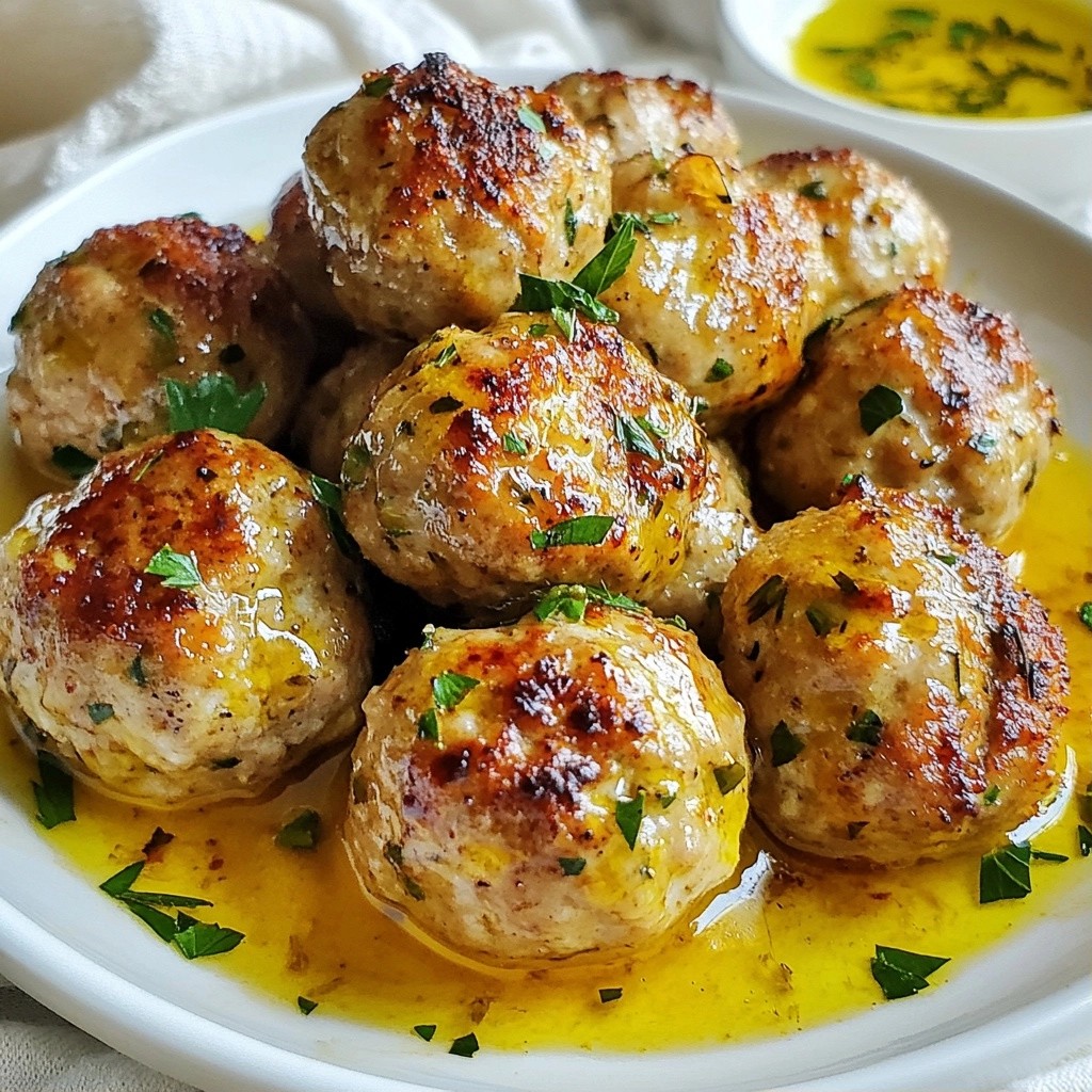 Savory Thanksgiving Herb-Baked Turkey Meatballs Recipe