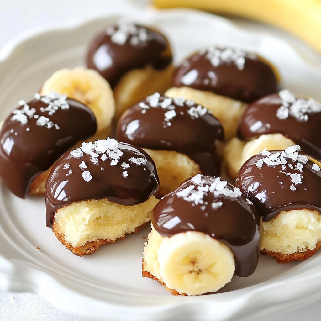 Chocolate Covered Banana Bread Bites Delightful Treat