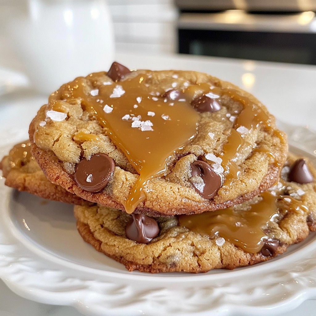 Salted Caramel Chocolate Chip Cookies Irresistible Treat
