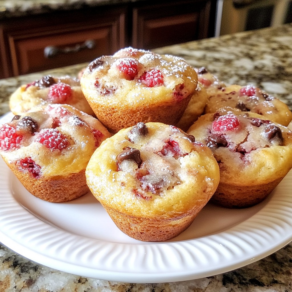 Raspberry Chocolate Chip Muffins Easy and Tasty Recipe
