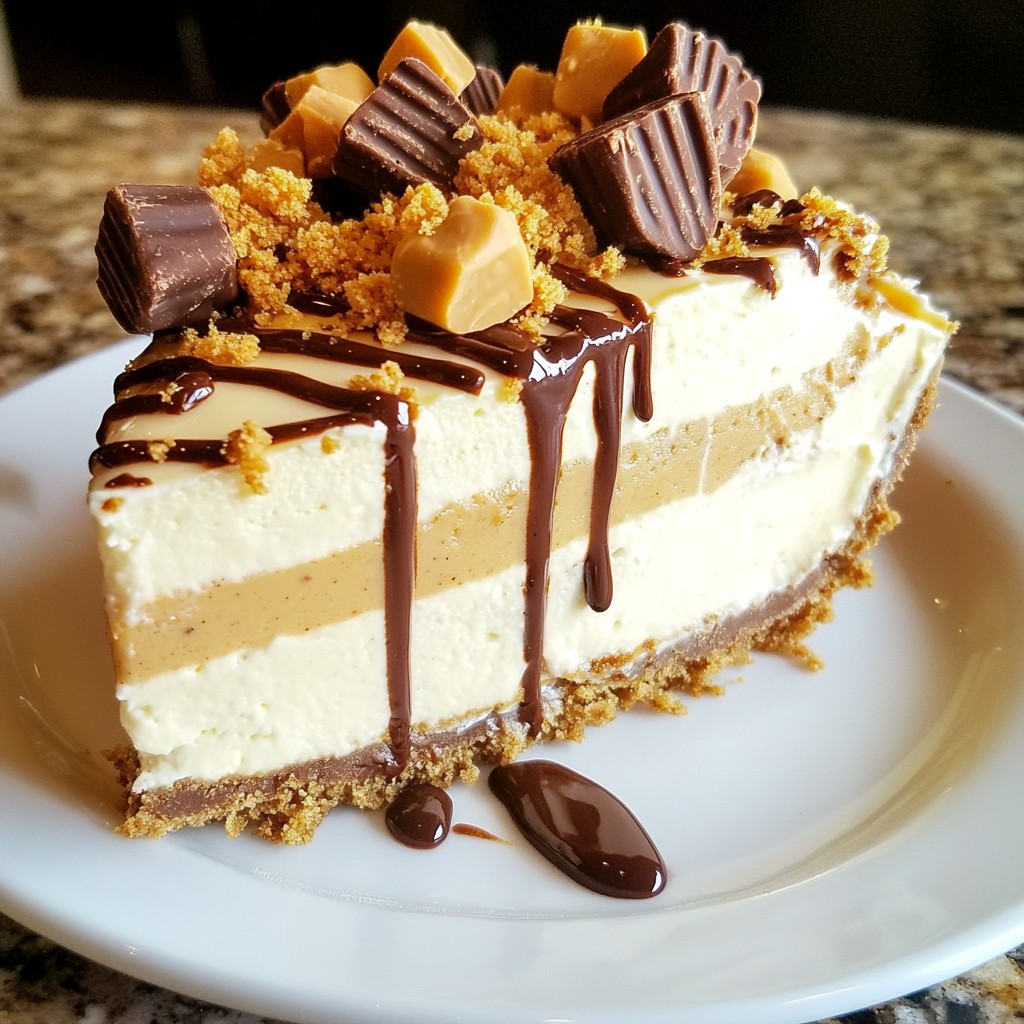 Peanut Butter Cup Cheesecake Delightful and Rich Taste