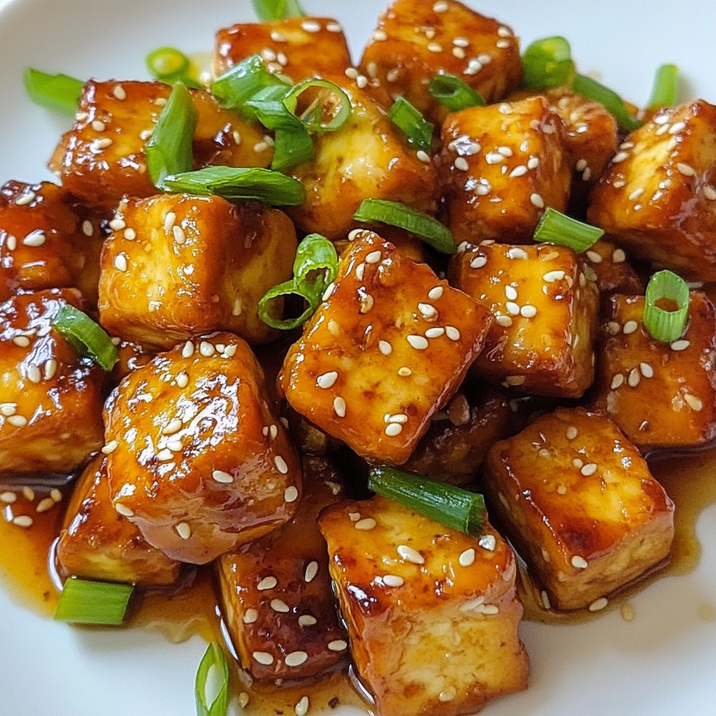 Crispy Honey Garlic Tofu Flavorful and Simple Dish