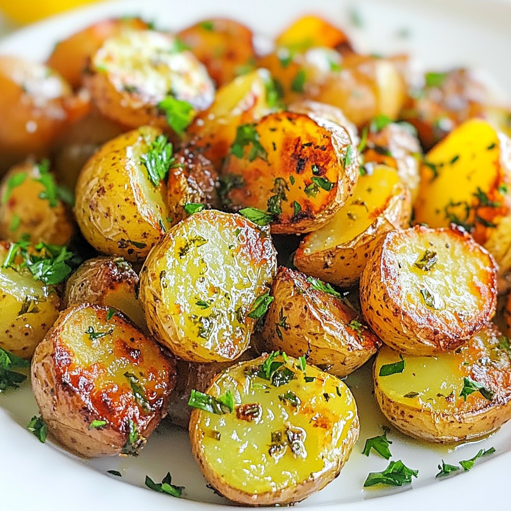 Lemon Herb Roasted Potatoes Flavorful Side Dish