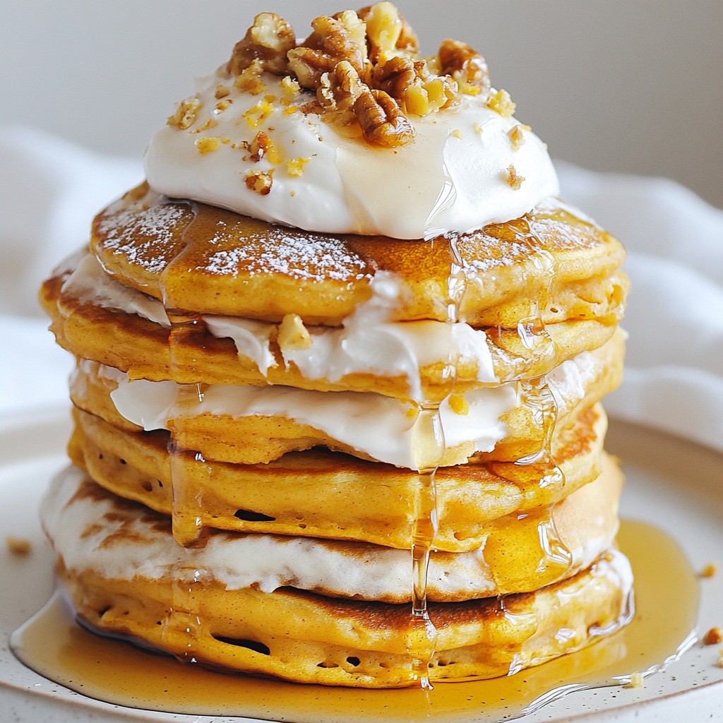 Fluffy Easter Carrot Cake Pancakes Delightful Treat