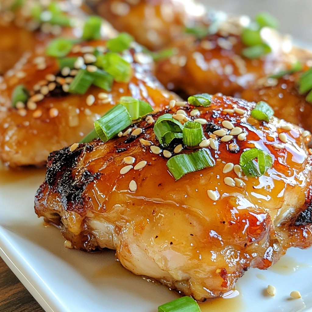 Honey Garlic Chicken Thighs Flavorful and Easy Recipe