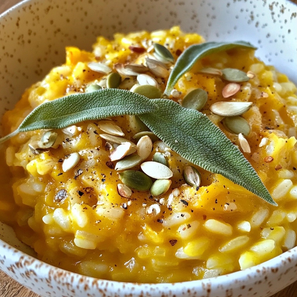 Savory Thanksgiving Pumpkin and Sage Risotto Recipe
