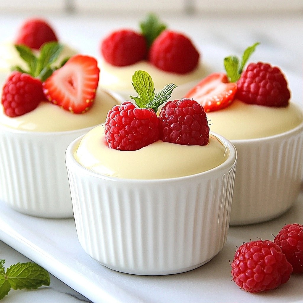 Creamy Celebration Vanilla Bean Panna Cotta Delight