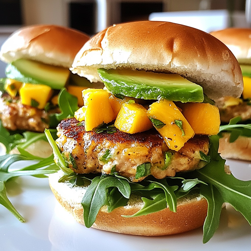 Mouthwatering Mango Lime Chicken Sliders Recipe