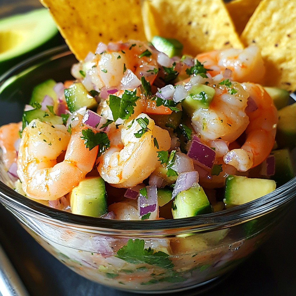 Shrimp Avocado Ceviche Flavorful and Fresh Delight