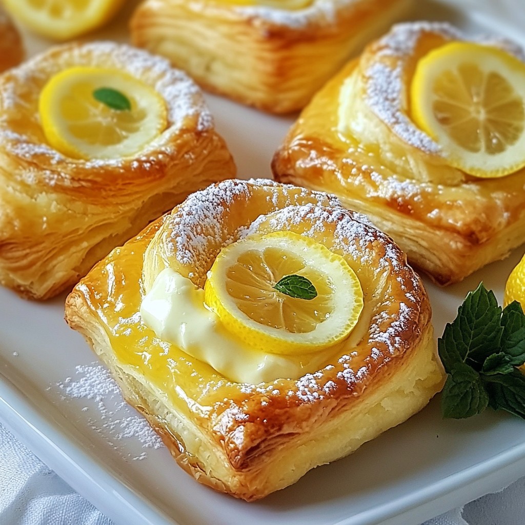 Lemon Cream Cheese Danish Delightful and Simple Treat