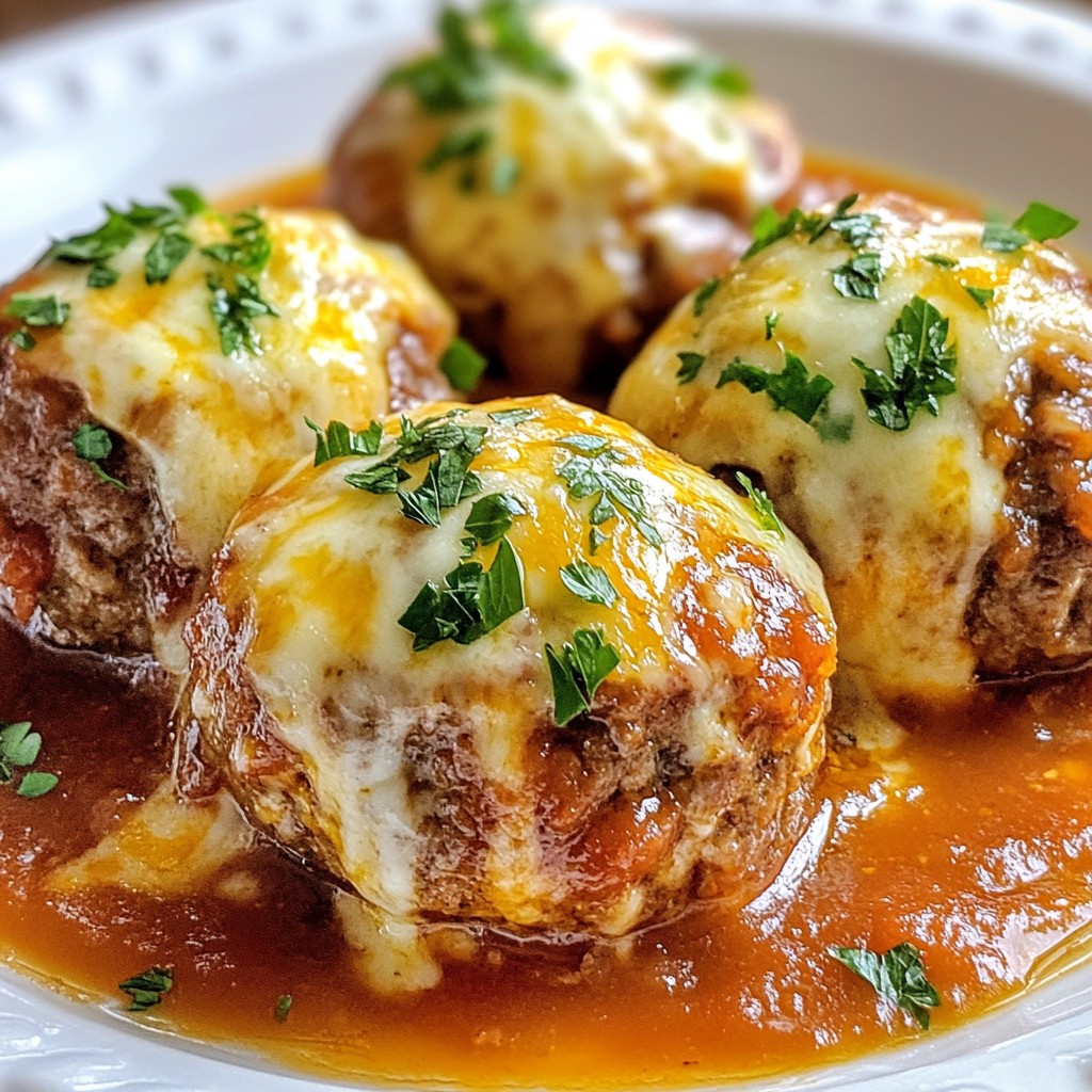 Cheesy Stuffed Meatballs Flavorful and Easy Recipe