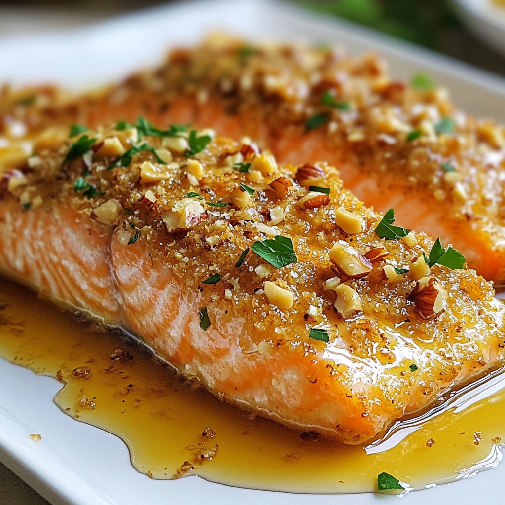 Walnut Crusted Maple Salmon Delicious and Healthy Dish