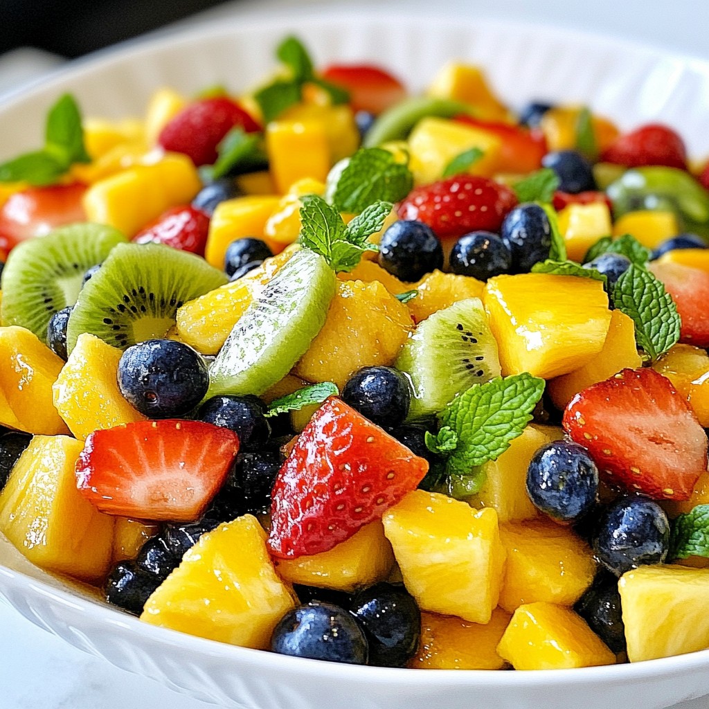 Honey Lime Fruit Salad Fresh and Flavorful Dish