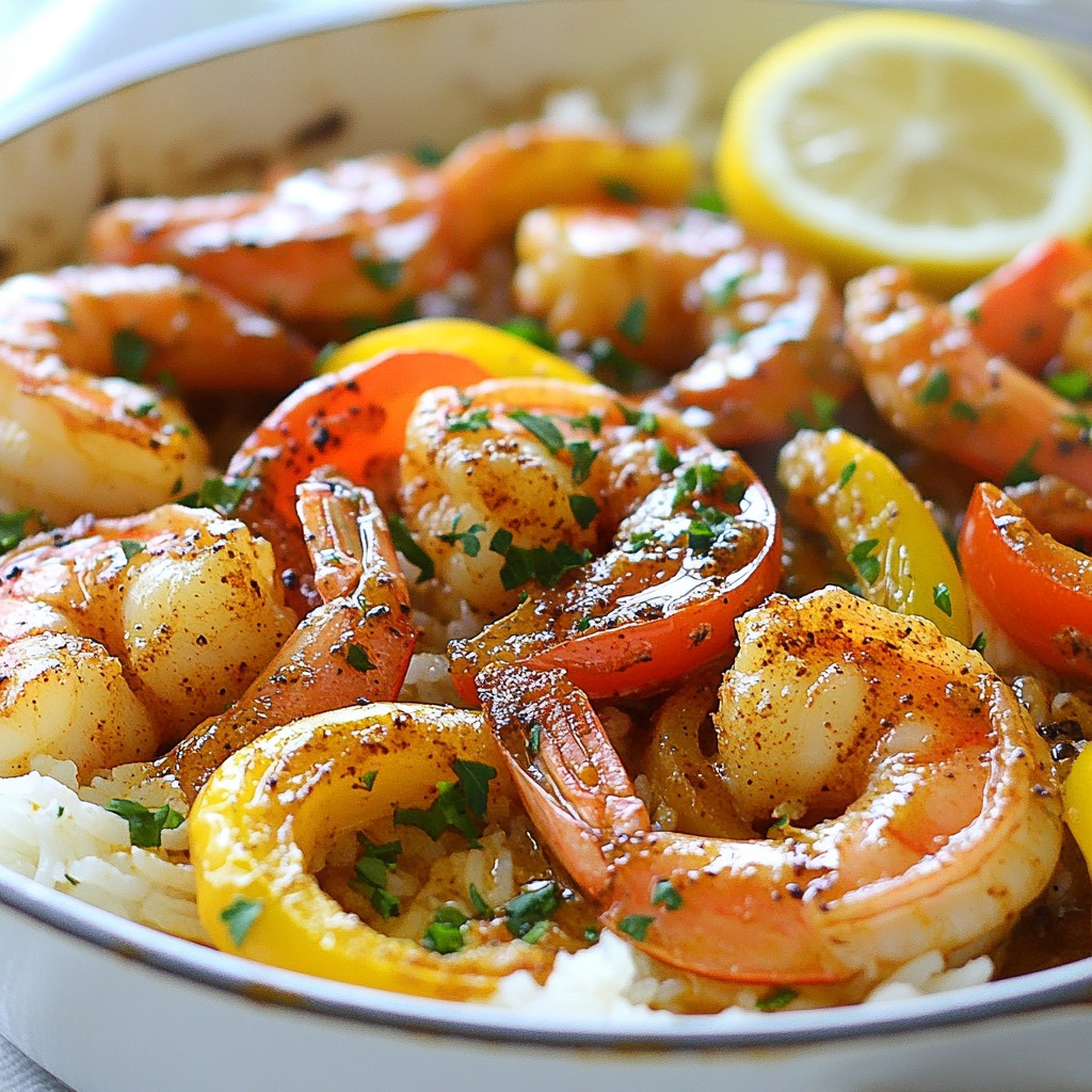 Spicy Cajun Shrimp Skillet Flavorful and Quick Dish