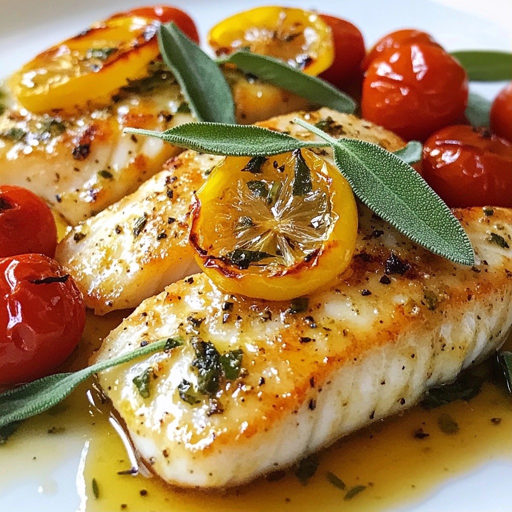 Savory Christmas Sage Roasted Haddock Fillets Delight