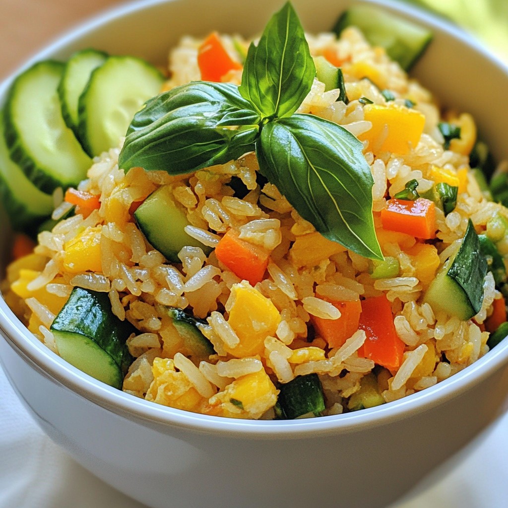 Thai Basil Fried Rice Flavorful and Simple Recipe
