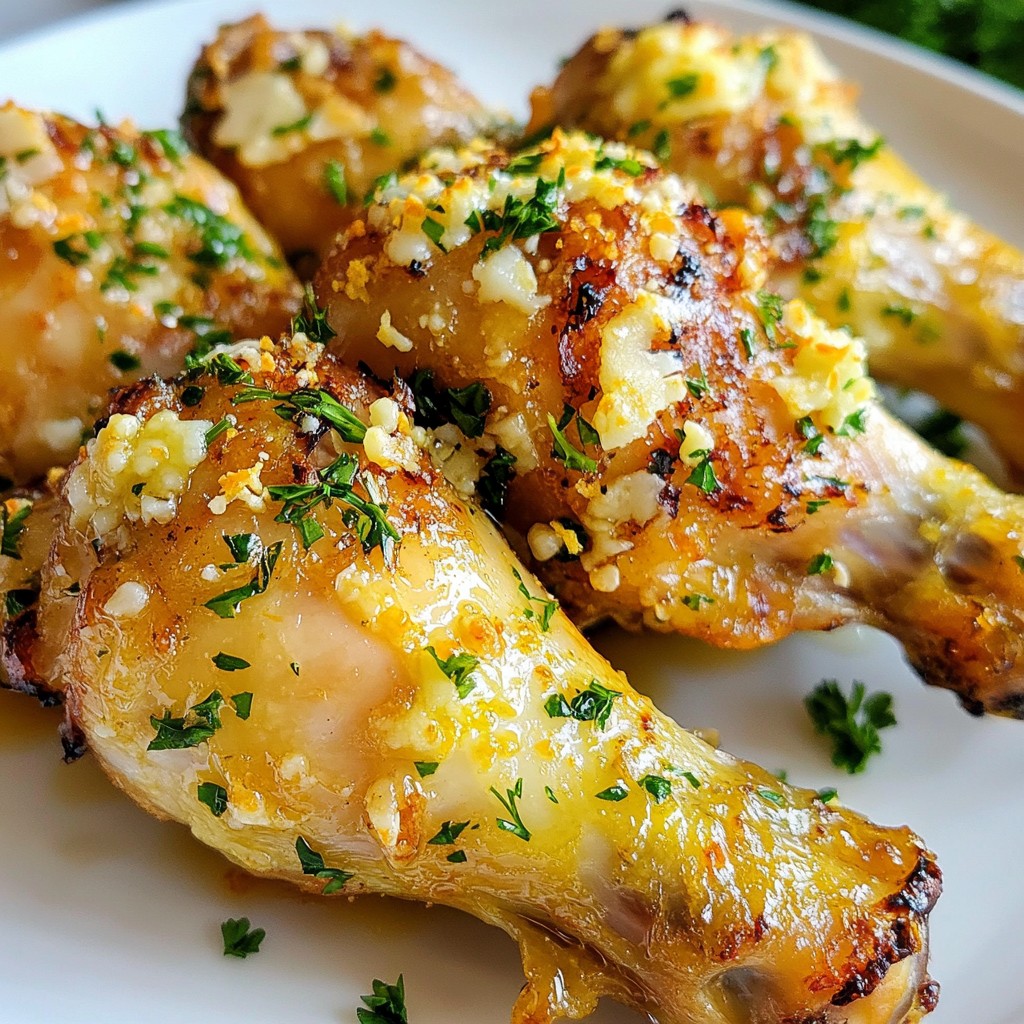 Garlic Parmesan Air Fryer Drumsticks Simple Recipe