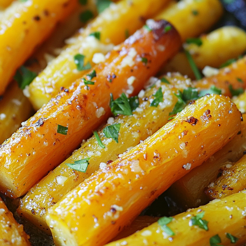Roasted Garlic Parmesan Carrots Simple and Tasty Dish